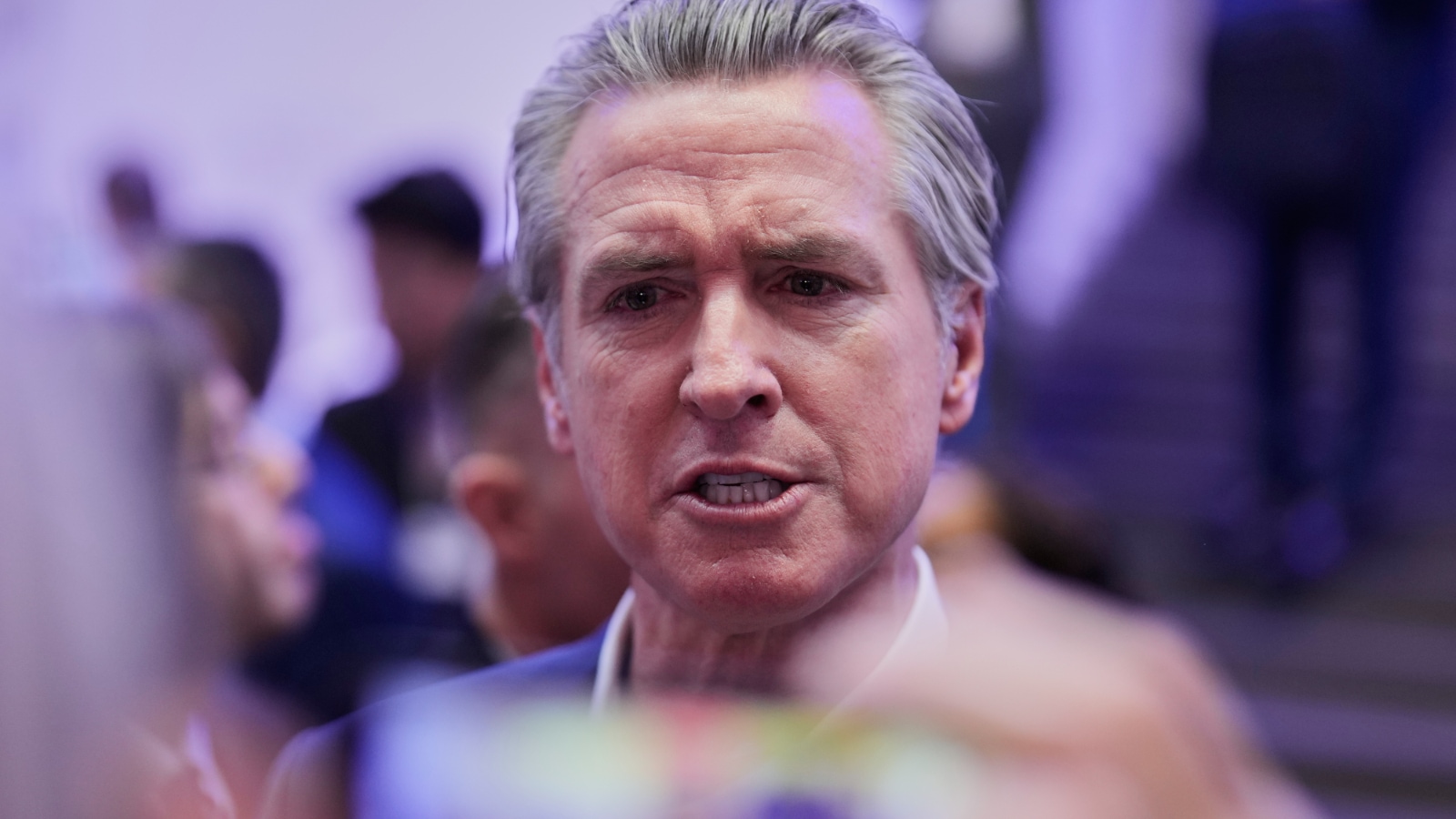 ‘Trump is a T-Rex&rsquo;: Gavin Newsom tears into &lsquo;pathetic&rsquo; world leaders failing to stand up to US President