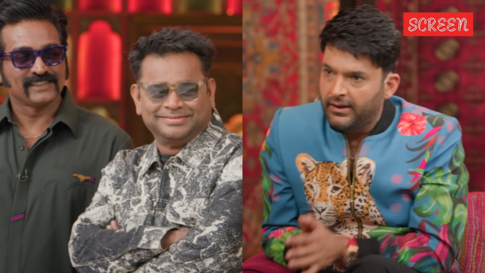 AR Rahman makes his first appearance after communal comment row on Kapil Sharma&rsquo;s show; comedian makes composer swear to speak more than one word. Watch