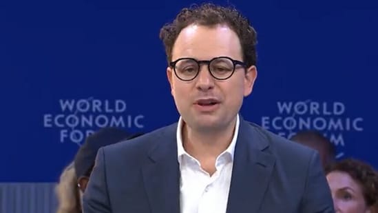 Anthropic CEO Dario Amodei at the World Economic Forum. (World Economic Forum)