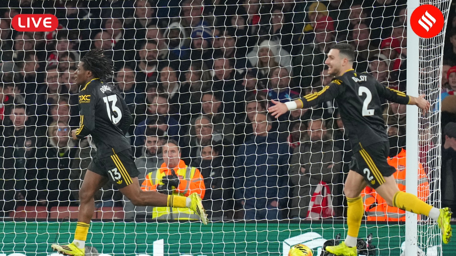 Arsenal vs Manchester United Live Score, Premier&nbsp;League: Merino scores ARS’s 2nd to level at 2-2