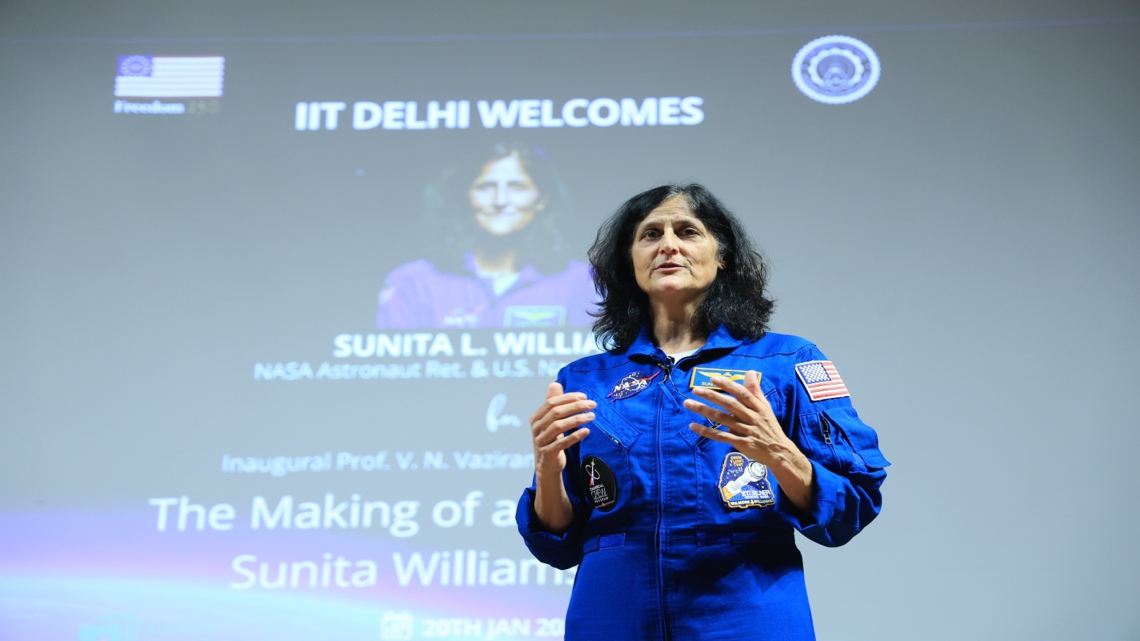 Astronaut Sunita Williams at IIT-Delhi: ‘When you take gravity away, you start to understand ourselves and the universe better’