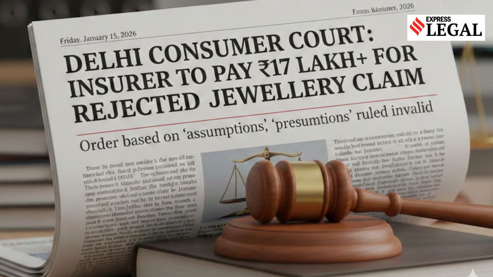 Can insurer reject claim on &lsquo;assumptions&rsquo;? Delhi consumer body orders Rs 17.75 lakh payout for lost jewellery