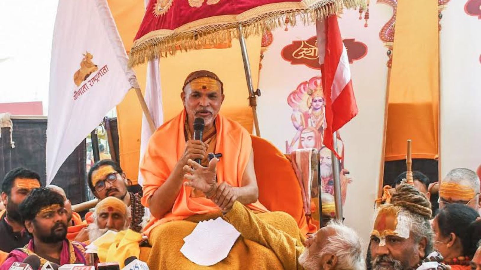 Explain use of &lsquo;Shankaracharya&rsquo; title: Prayagraj mela authority’s notice to Swami Avimukteshwaranand