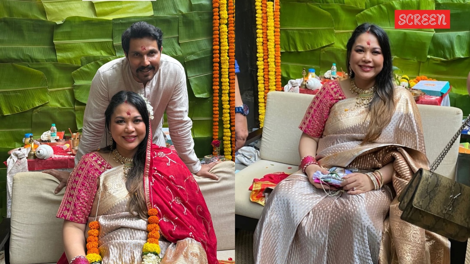 Lin Laishram radiates pregnancy glow at intimate baby shower with Randeep Hooda. See Pics