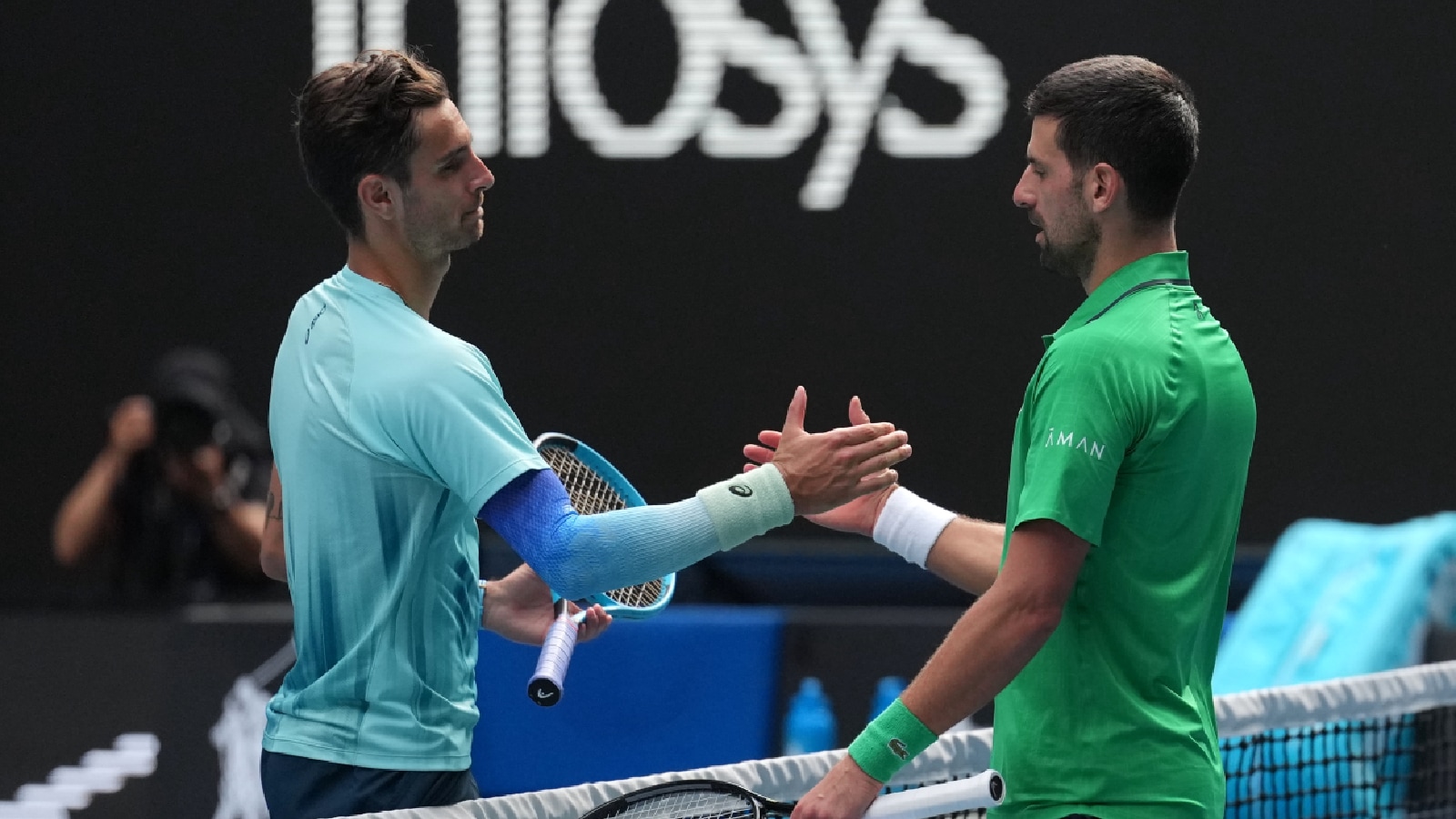 Novak Djokovic gets huge slice of luck in Australian Open quarterfinal: &lsquo;Was on my way home tonight but…&rsquo;