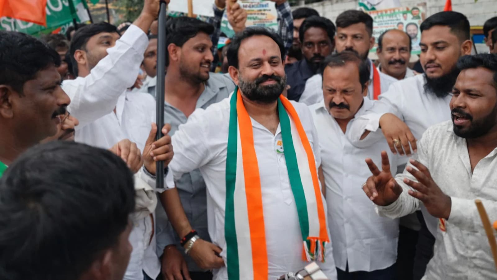 On the run after abusing municipal commissioner, Karnataka Congress leader Rajeev Gowda arrested