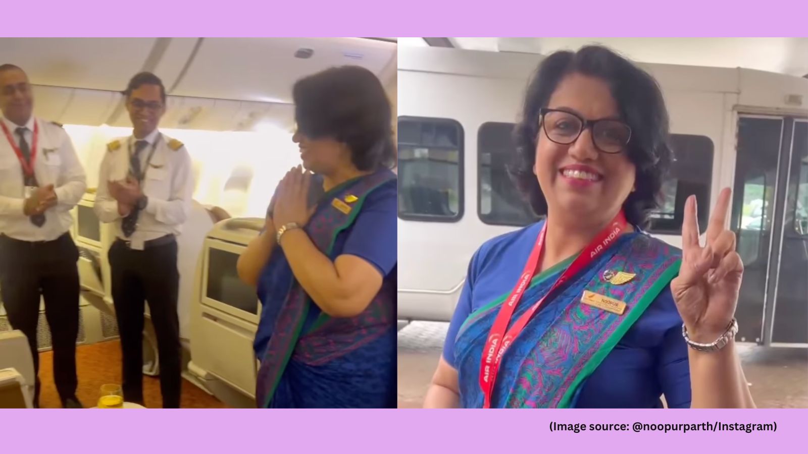 Watch: This Air India crew member&rsquo;s final announcement after 35 years is pulling at the Internet&rsquo;s heartstrings