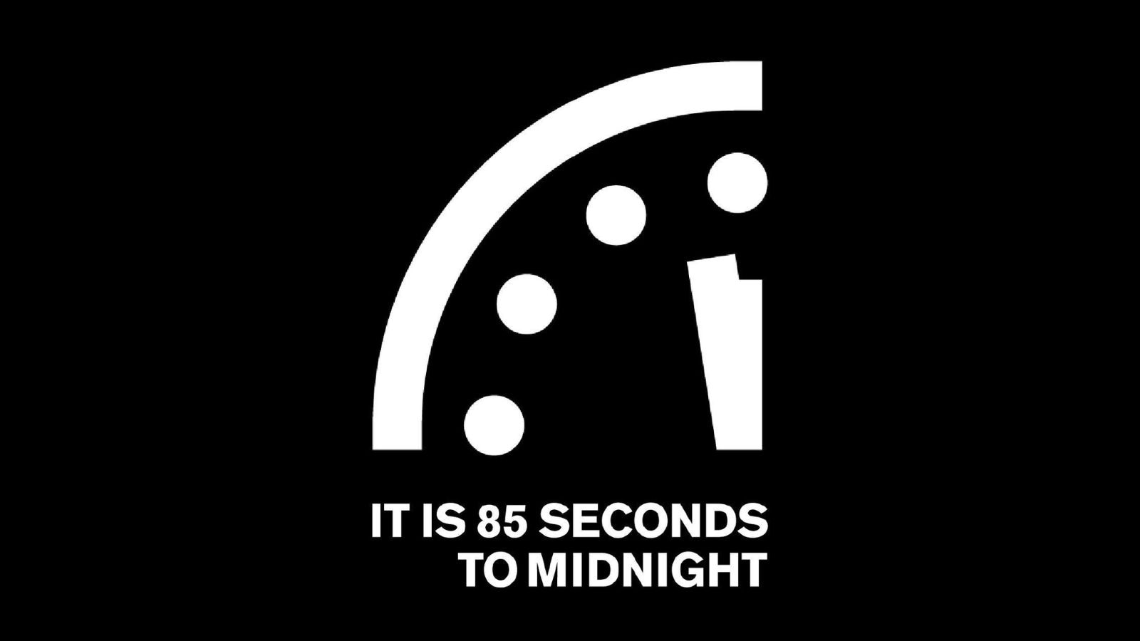 What is  the Doomsday Clock and why does it now stand just 85 seconds from midnight