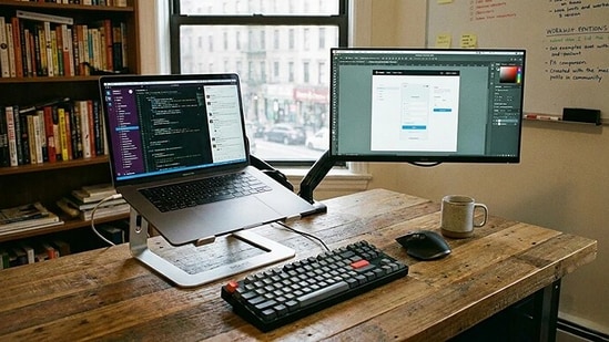 Laptop stands make your work setup more comfortable without much effort