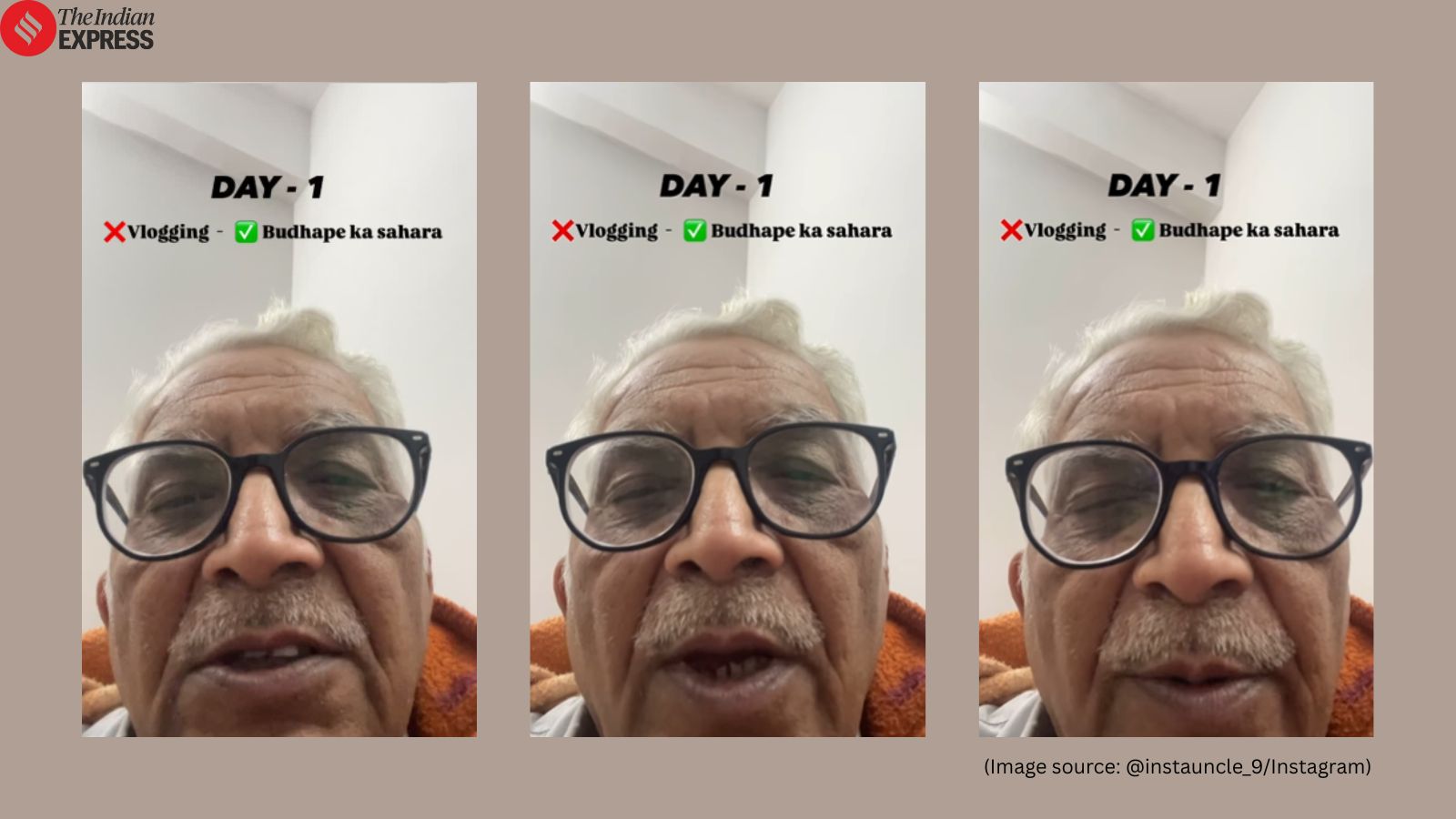&lsquo;I don’t know how to make a vlog&rsquo;: Man starts vlogging at 70 to spend time, gets over 31 million views on first reel