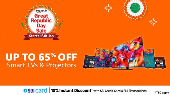 Hurry up, last day to grab 65-inch TVs with solid discounts in the Amazon Republic Day Sale: Up to 65% off