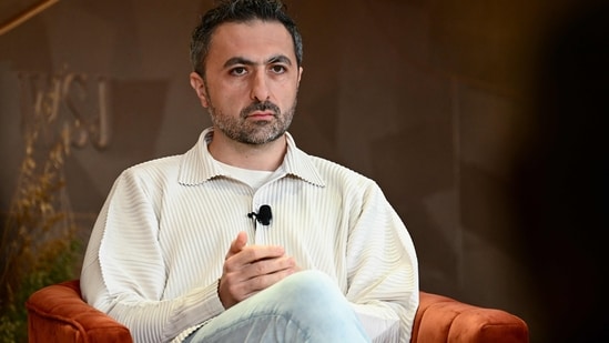 Microsoft AI CEO Mustafa Suleyman said that today there are AI models that can code better than vast majority of human coders, (AFP/File Photo)