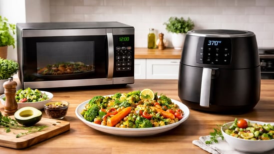 Switched to air fryers and microwaves? Which one is actually the healthier choice