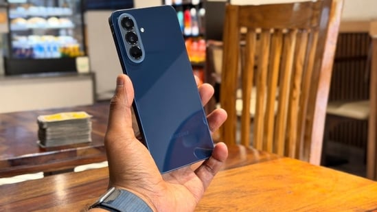 Samsung has launched Galaxy A57 5G and Galaxy A37 5G smartphones in India with AI features and updates. (Shaurya Sharma - HT)