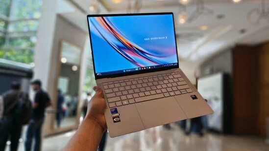 Asus introduces ExpertBook Ultra in India, bringing on-device AI computing to business laptops for everyday workflows. (HT Photo)