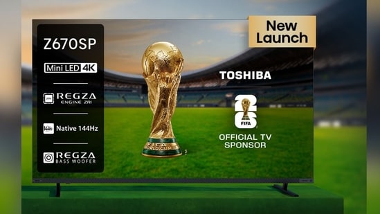 Toshiba Z670SP MiniLED TV series launched in India with multiple size options and smart REGZA features. (Toshiba)