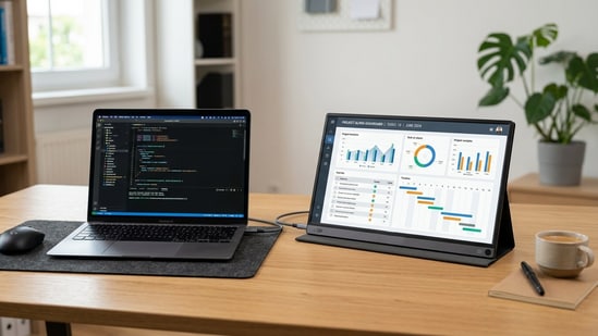 Always working on the go and need more screen space? These portable monitors are made for you