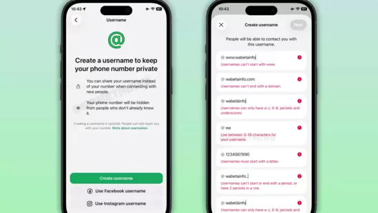 WhatsApp may soon let users connect privately without sharing their phone numbers