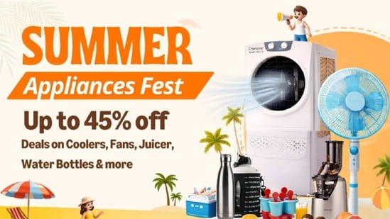 Amazon Summer Appliance Fest: Get up to 75% off on coolers, ceiling fans, juicers and more