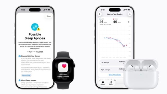 Apple Watch can now detect sleep apnea, AirPods Pro can test your hearing in India