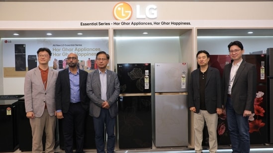 LG leadership at the 'All-New' Essentials Series launch. (LG)
