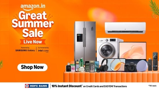 Amazon Great Summer Sale 2026 goes live with discounts across top electronics, gadgets and appliances
