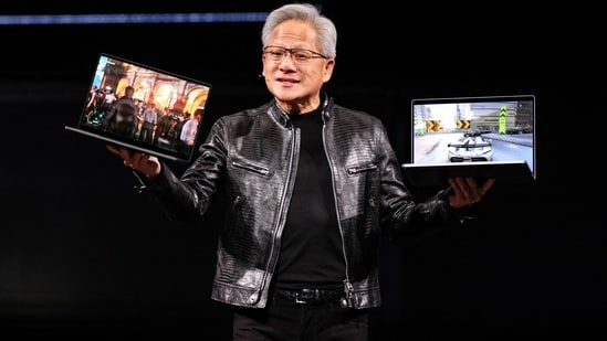 Nvidia CEO Jensen Huang introduced the RTX Spark laptop during his keynote speech at Computex 2026 in Taipei.