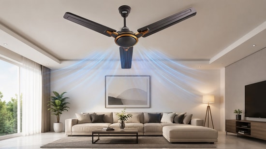 I tested high-speed ceiling fans for my 250 sq ft living room - These 6 stood out