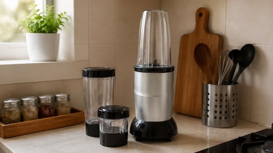 I have a tiny kitchen countertop, and these compact mixer grinders don't compromise on performance