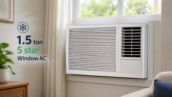 1.5 ton 5 star window AC: Discover reliable inverter models with lower power consumption and strong cooling